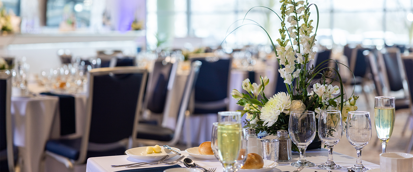 1855 Club set up for a wedding