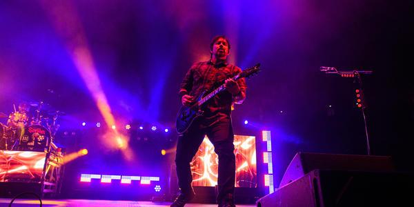 Seether performing at the Bryce Jordan Center